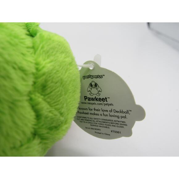 NEW w/ Tags Pawkeet Plush Neopets PetPet 2004 Limited Edition Vintage Authentic - Picture 8 of 12